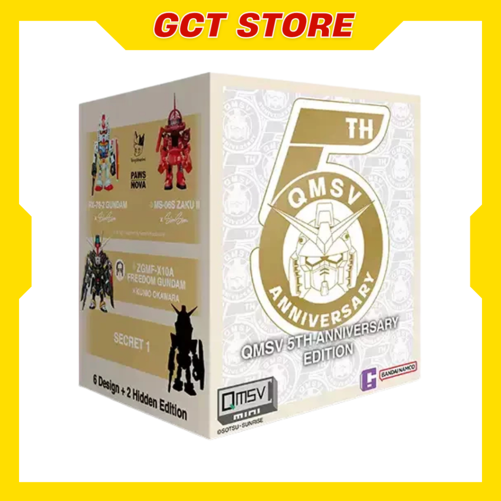 [CÓ SẴN] Blind Box Gundam QMSV Mini 5th Anniversary Edition