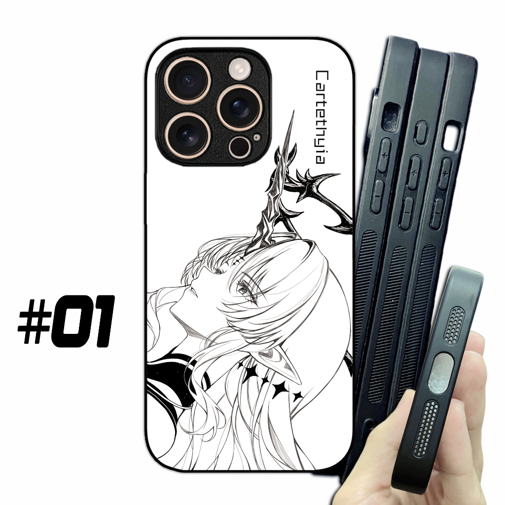 Cartethyia - Wuthering waves - Ốp lưng tương thích cho Iphone, Xiaomi,Samsung, Poco, Iqoo,....,