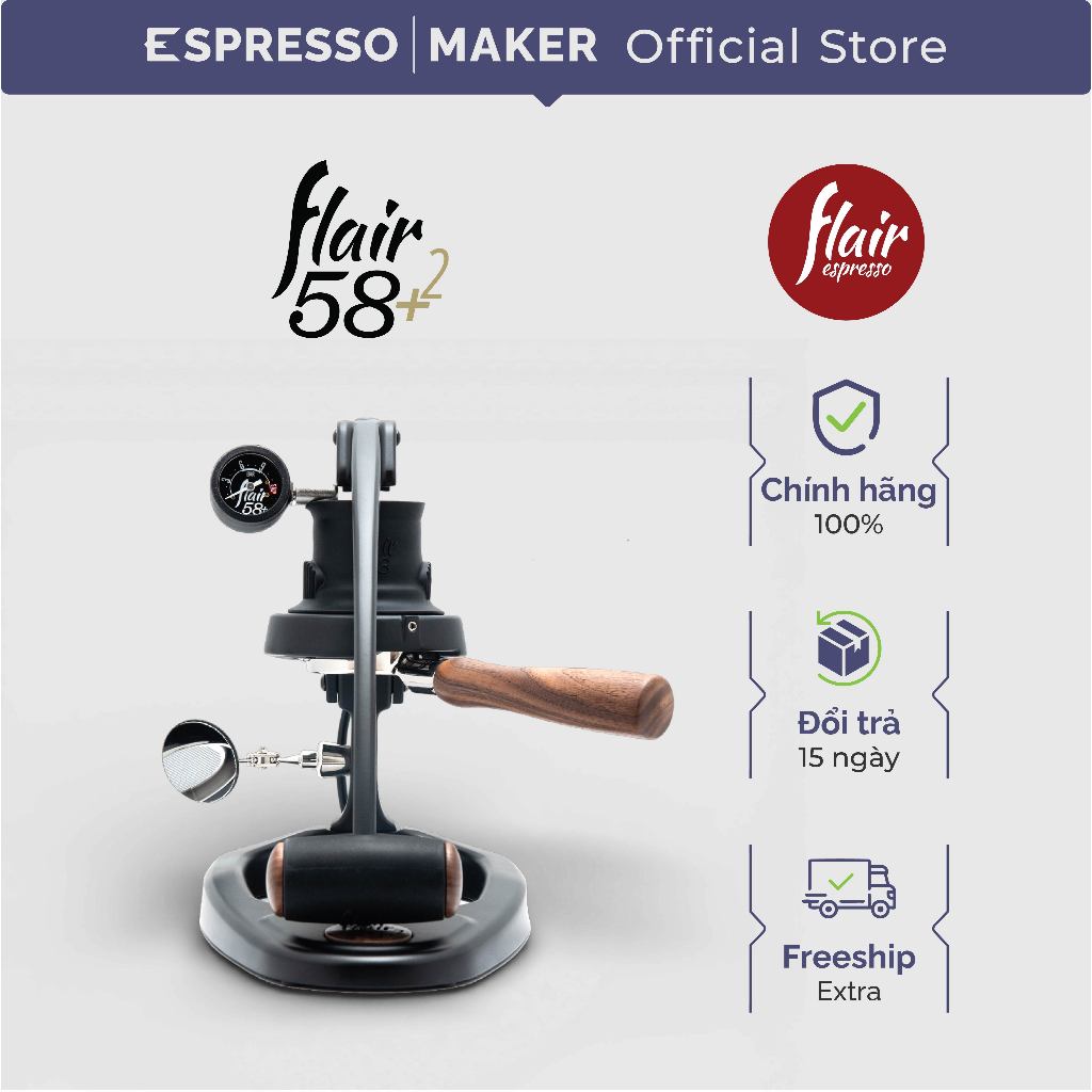 Dụng cụ pha cà phê Flair 58 Plus 2