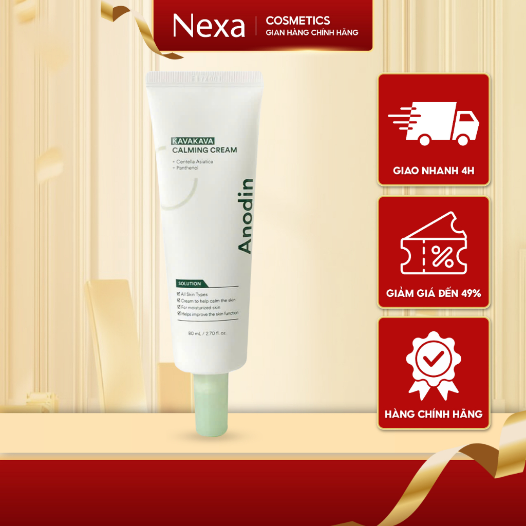 Kem dưỡng làm dịu và cấp ẩm sâu Anodin Kavakava Calming 80g - Hàng chính hãng