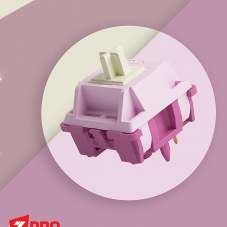 [ Pack 45switch ] Switch AKKO v3 - Creamy Purple Pro