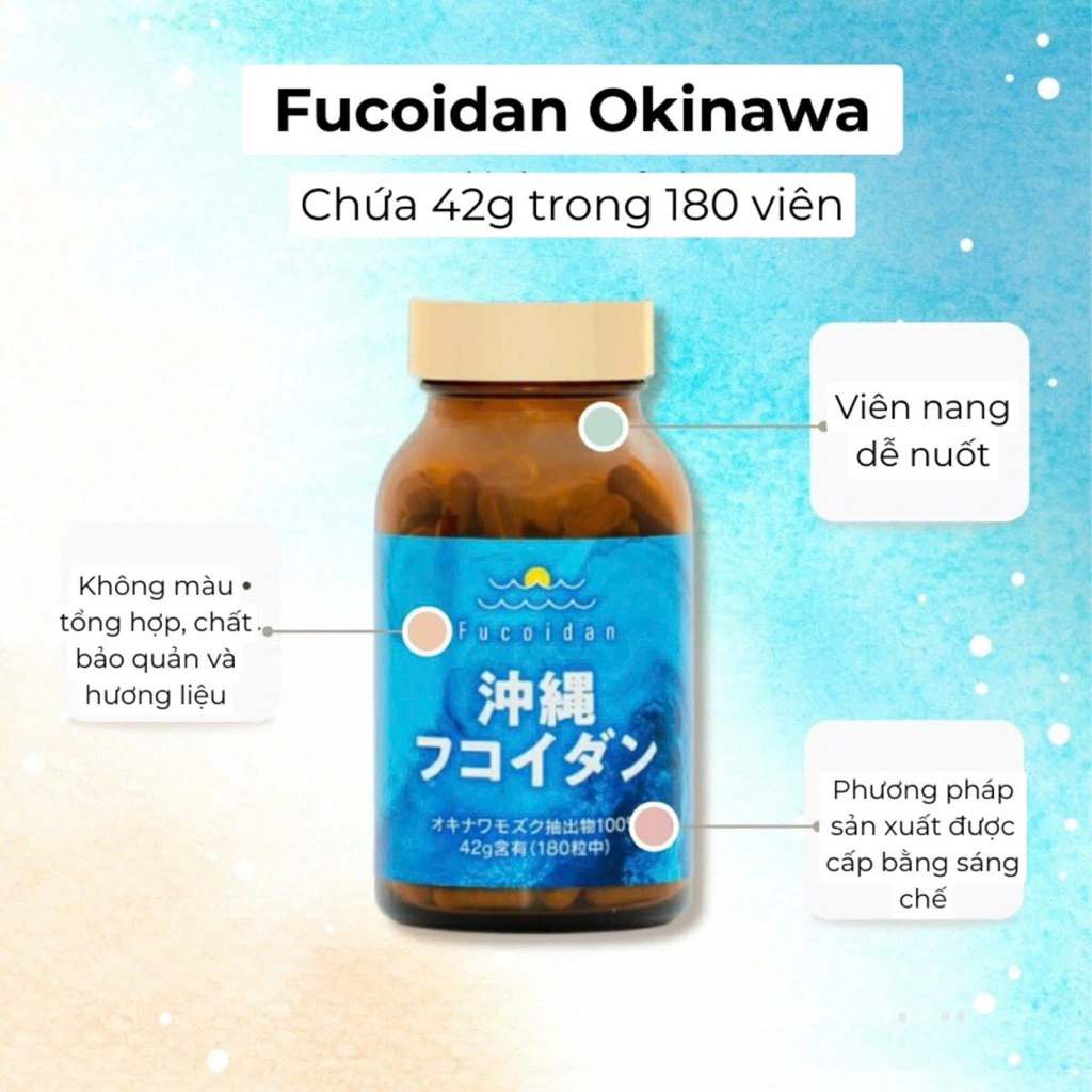 TẢO XANH FUCODAN NHẬT BẢN LỌ 180 viên