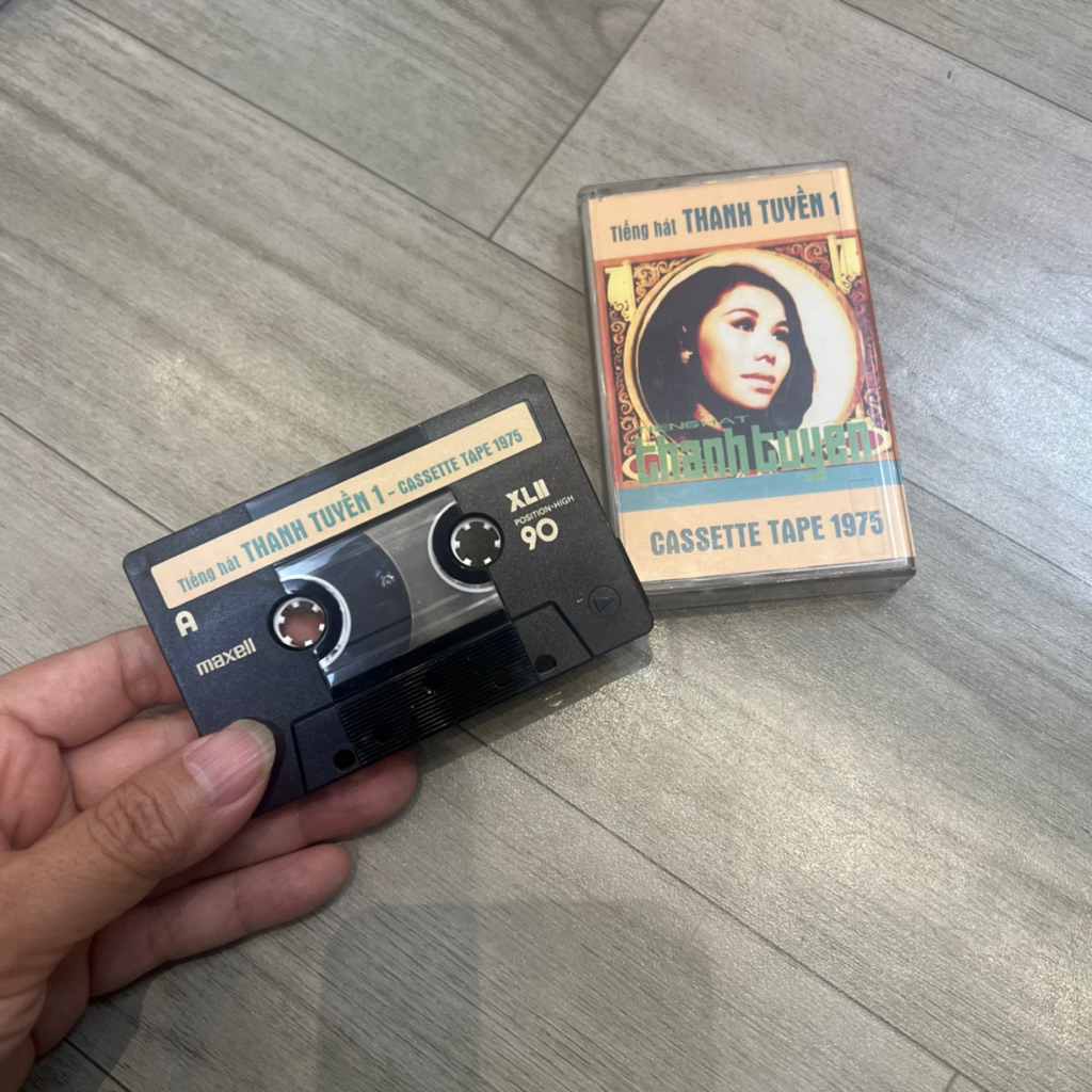 băng Cassette tiếng hát Thanh Tuyền 1, phôi Maxell XLii 90 Chrome