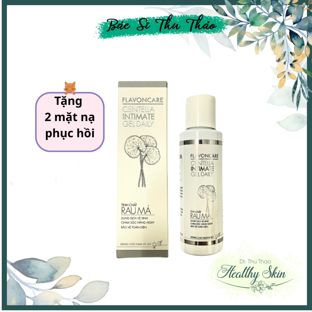 [100mL] Dung Dịch Vệ Sinh Dành Cho Nam Và Nữ - Flavoncare Centella Intimate Gel Daily