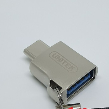 Đầu chuyển OTG Unitek USB Type-C sang USB 3.0 (Vỏ nhôm CNC) - YA025GNI
