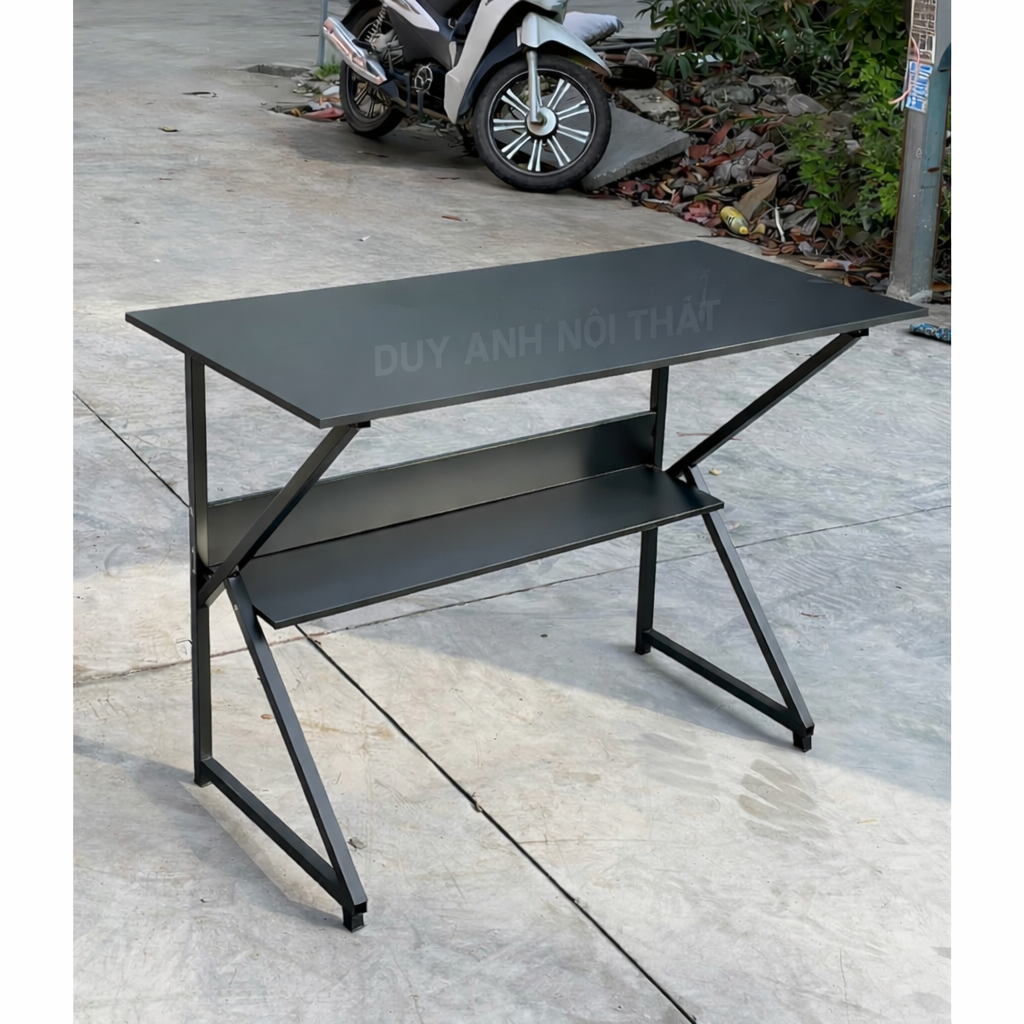Bàn học chữ K lửng bàn gaming bản 2 THANH XÀ SẮT chắc chắn phù hợp không gian làm việc học tập ND95 | BigBuy360 - bigbuy360.vn