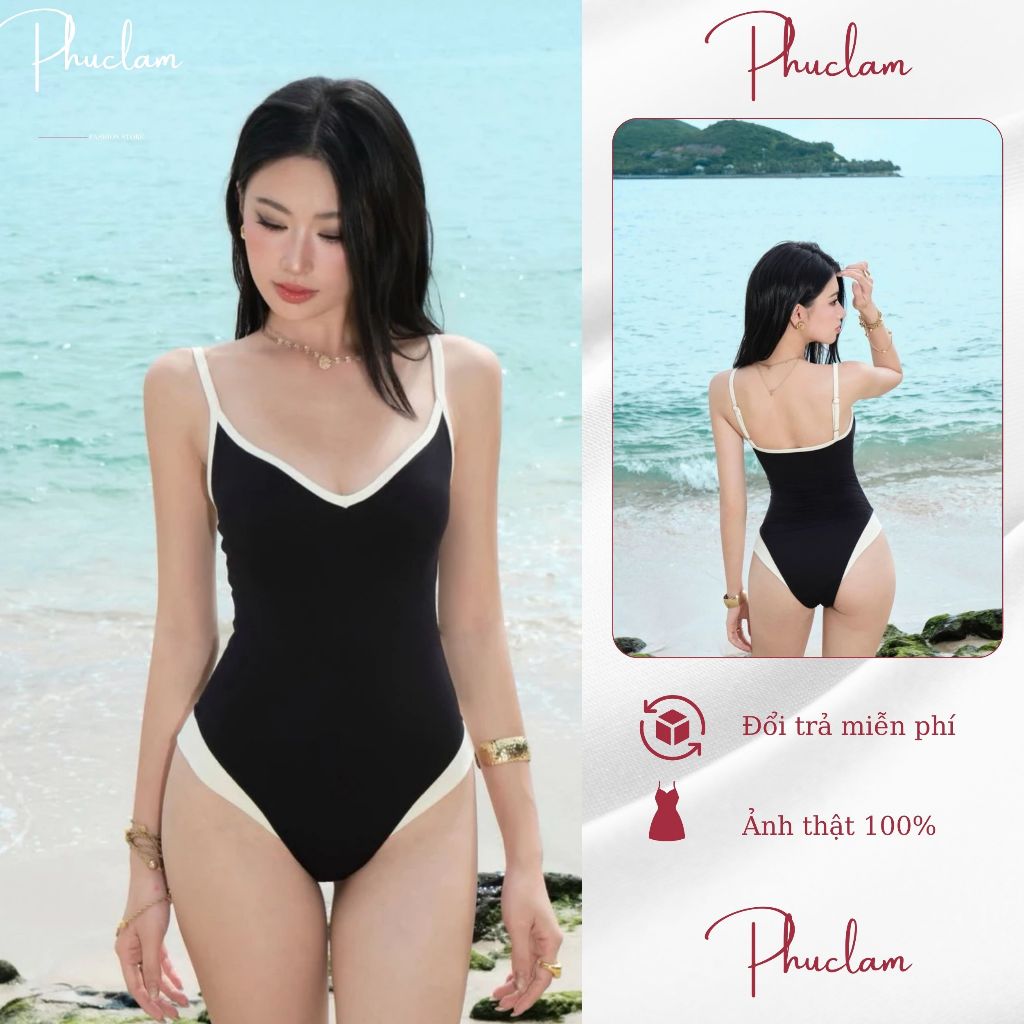 Bộ Đồ Bơi Liền 1 Mảnh Nữ – Bikini Liền Thân Thời Trang Đi Biển Tôn Dáng