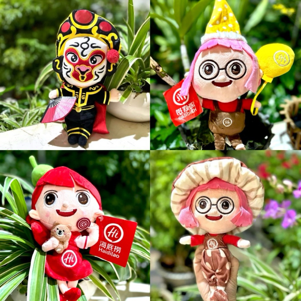 Gấu bông Opera mặt thêu (Hadilao)