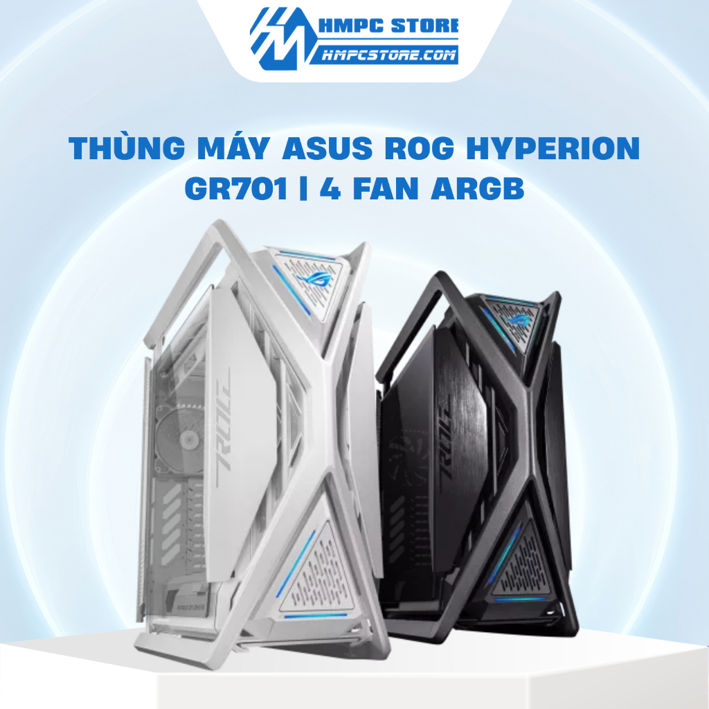 Case - Thùng máy Asus ROG Hyperion GR701 | 4 Fan ARGB, bảo hành 12 tháng