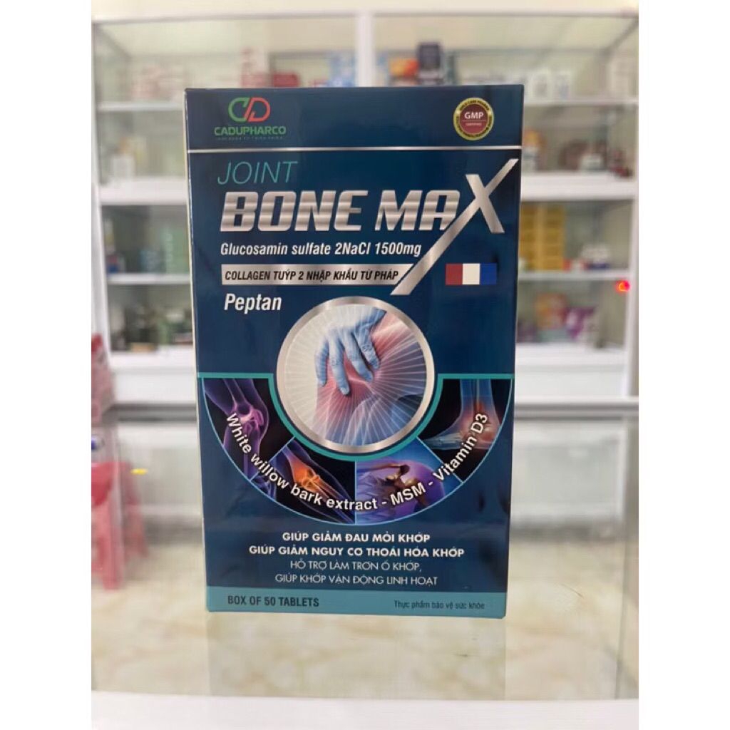 JOINT BONE MAX - giúp giảm đau mỏi khớp , giảm nguy cơ thoái hóa khớp (lọ 50 viên )