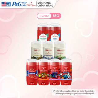Sáp Khử Mùi & Ngăn ố vàng áo OLD SPICE 85g, thơm lâu vượt trội, nhiều mùi hương (Sáp xanh) - Mỹ
