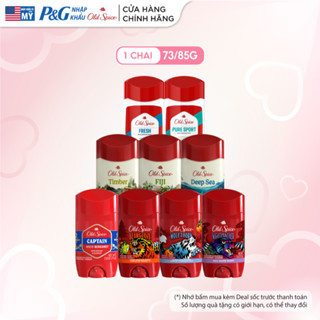 Sáp Khử Mùi & Ngăn tiết Mồ hôi OLD SPICE 73g/85g, dưỡng da săn mịn, nhiều mùi hương (Sáp trắng) - Mỹ