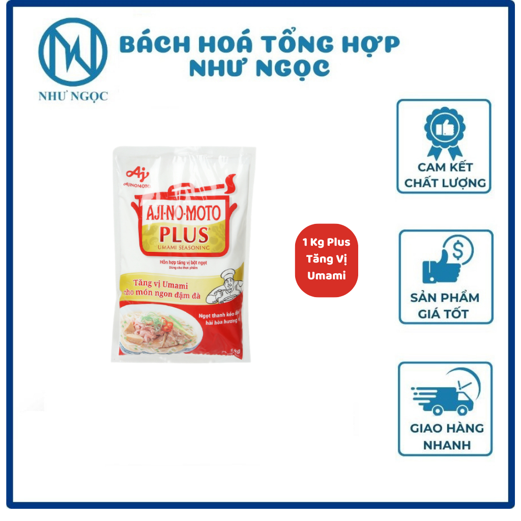 Bột Ngọt Ajinomoto Plus Túi 1 Kg - Hỗn Hợp Tăng Vị AJI-NO-MOTO PLUS®