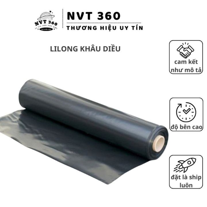 nilong túi bóng khâu diều sáo đại trà chính mỹ song vân 2 lớp khổ 1m2 1m25 1m7 2m5 3m5 4m5