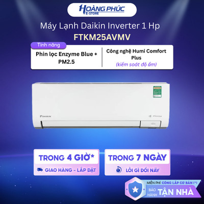 FTKM25AVMV | FTKM35AVMV | FTKM50AVMV | FTKM60AVMV - Máy Lạnh DAIKIN Inverter {Ship HCM 0Đ}