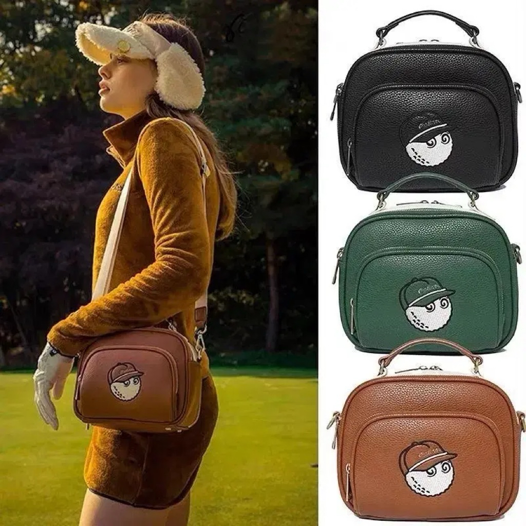 Malbon Golf Heritage Boston Bag - Unisex Sport Travel Weekender Túi Đựng Phụ Kiện Golf Nhỏ Gọn(malbo