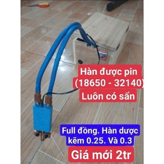 máy hàn cell pin tay rời (hàn được kẽm 0.25 và 0.3)