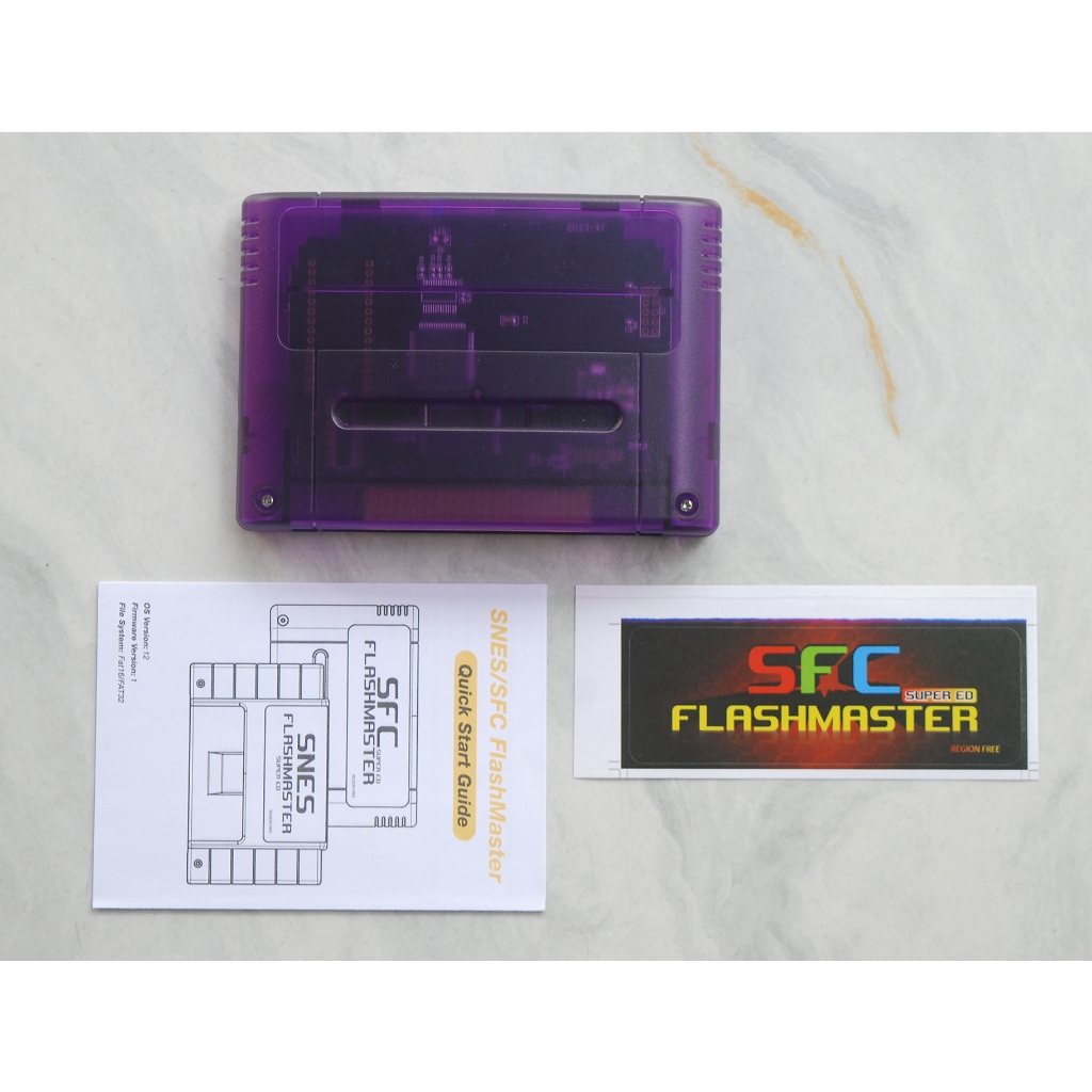 Băng Super famicom Everdrive  Flashmaster (mới chưa sử dụng và dán tem nhãn)