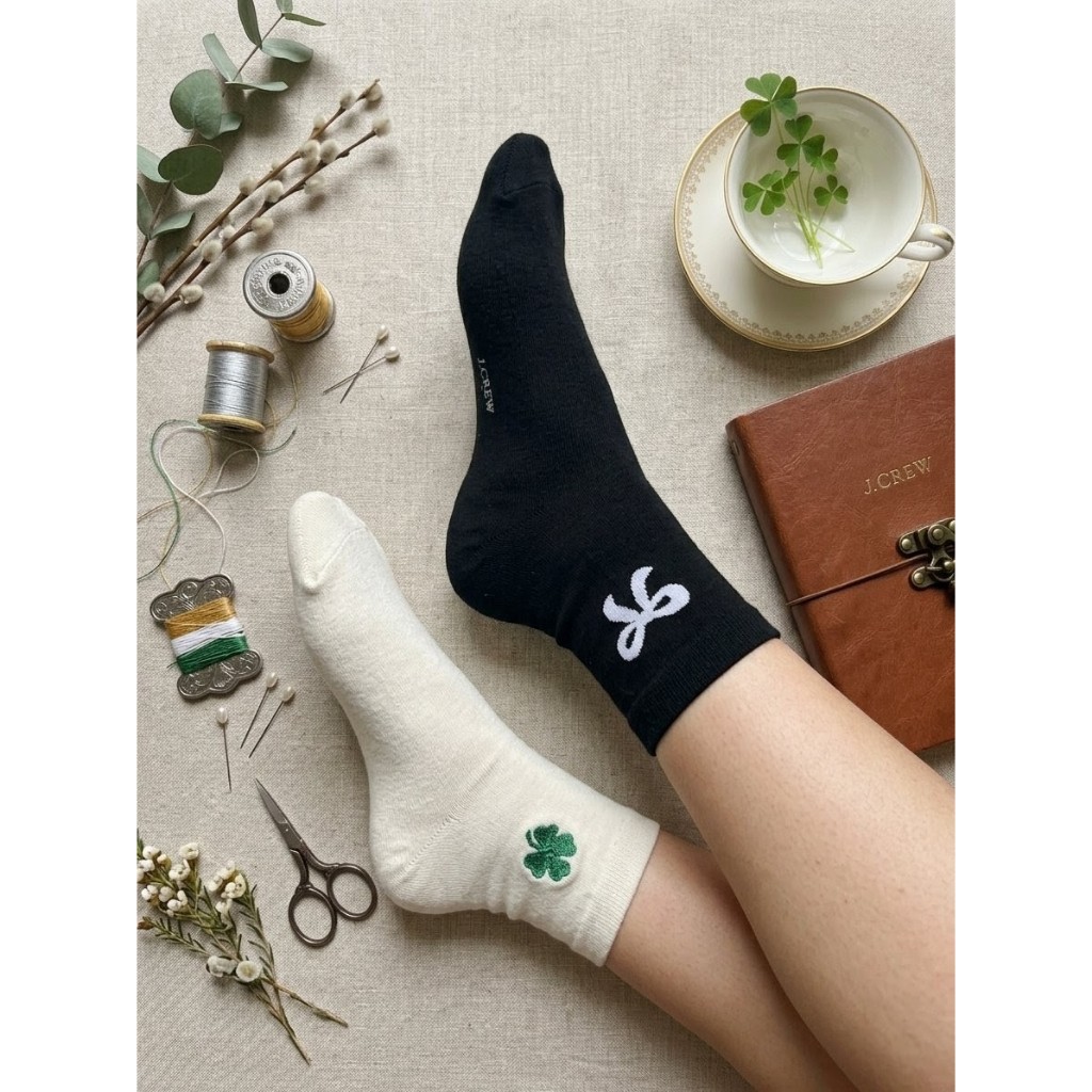 Tất bánh bèo dễ thương hàng xuất khẩu hãng Jcrew chất cotton êm mềm mịn thoáng khí