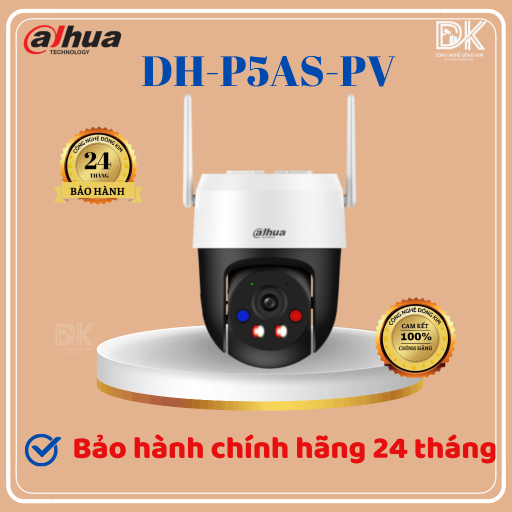 Camera IP Wifi 5MP DAHUA DH-P5AS-PV Chính hãng