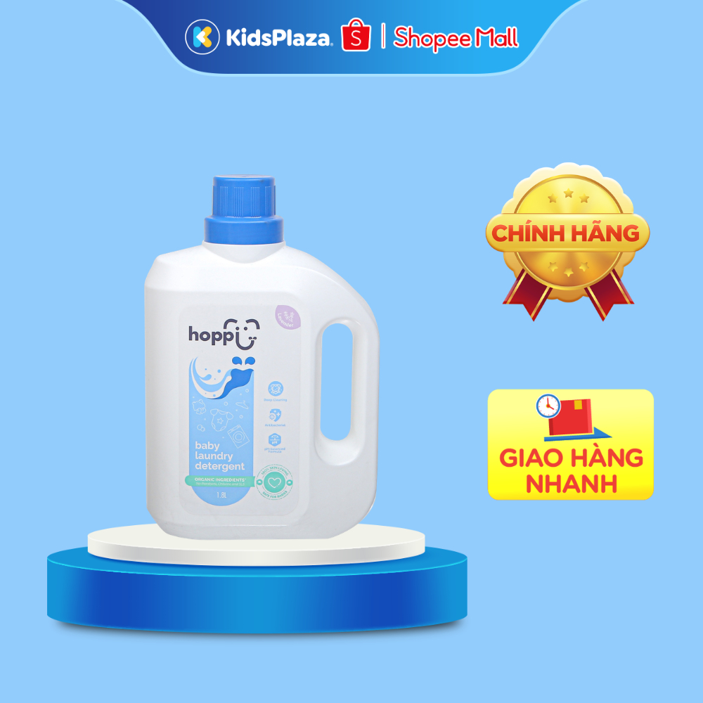 Nước giặt Organic Hoppi hương Lavender 1.8L