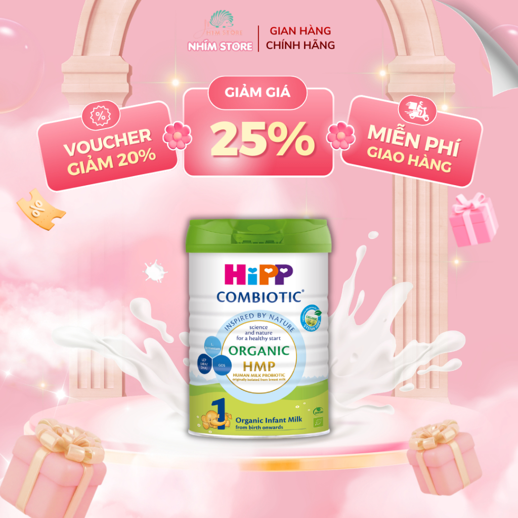 HiPP 1 ORGANIC COMBIOTIC 350g giúp bé ăn ngon miệng và hấp thụ chất dinh dưỡng tốt