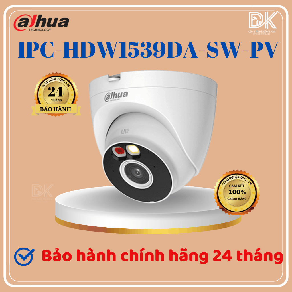 Camera IP Wifi 5MP DAHUA DH-IPC-HDW1539DA-SW-PV hình ảnh sắc nét Chính hãng