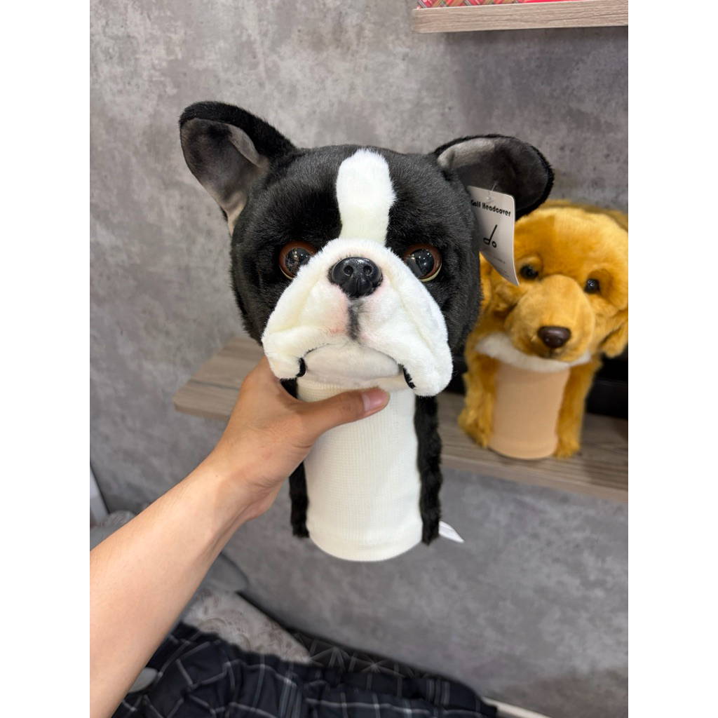 cover gậy golf , bọc golf hình chó bull pháp