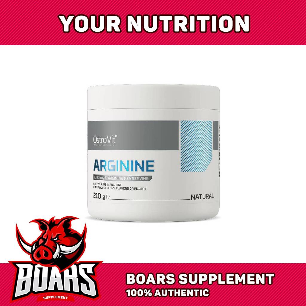 OstroVit Arginine 210g Bột L-Arginine Ostrovit EU