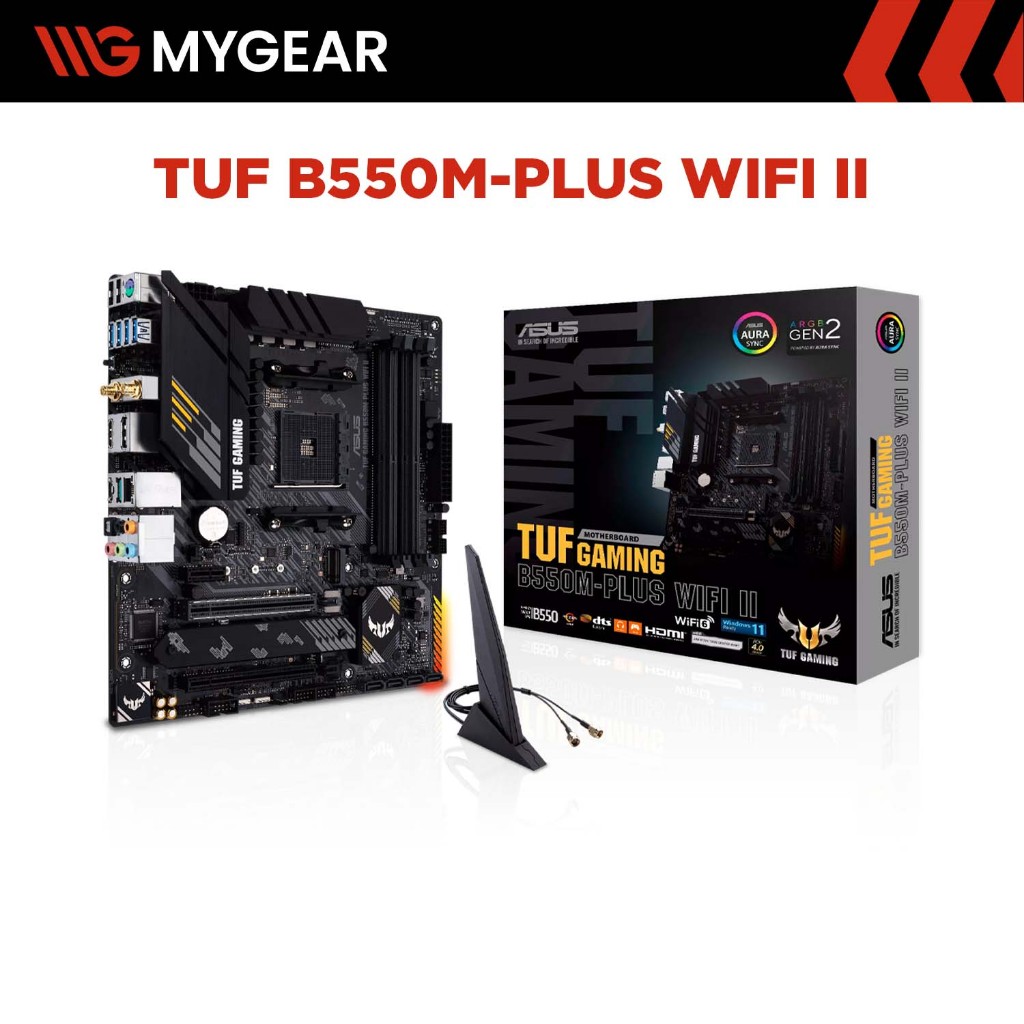 Bo mạch chủ ASUS TUF GAMING B550M-PLUS WIFI II - Bảo hành 36 tháng