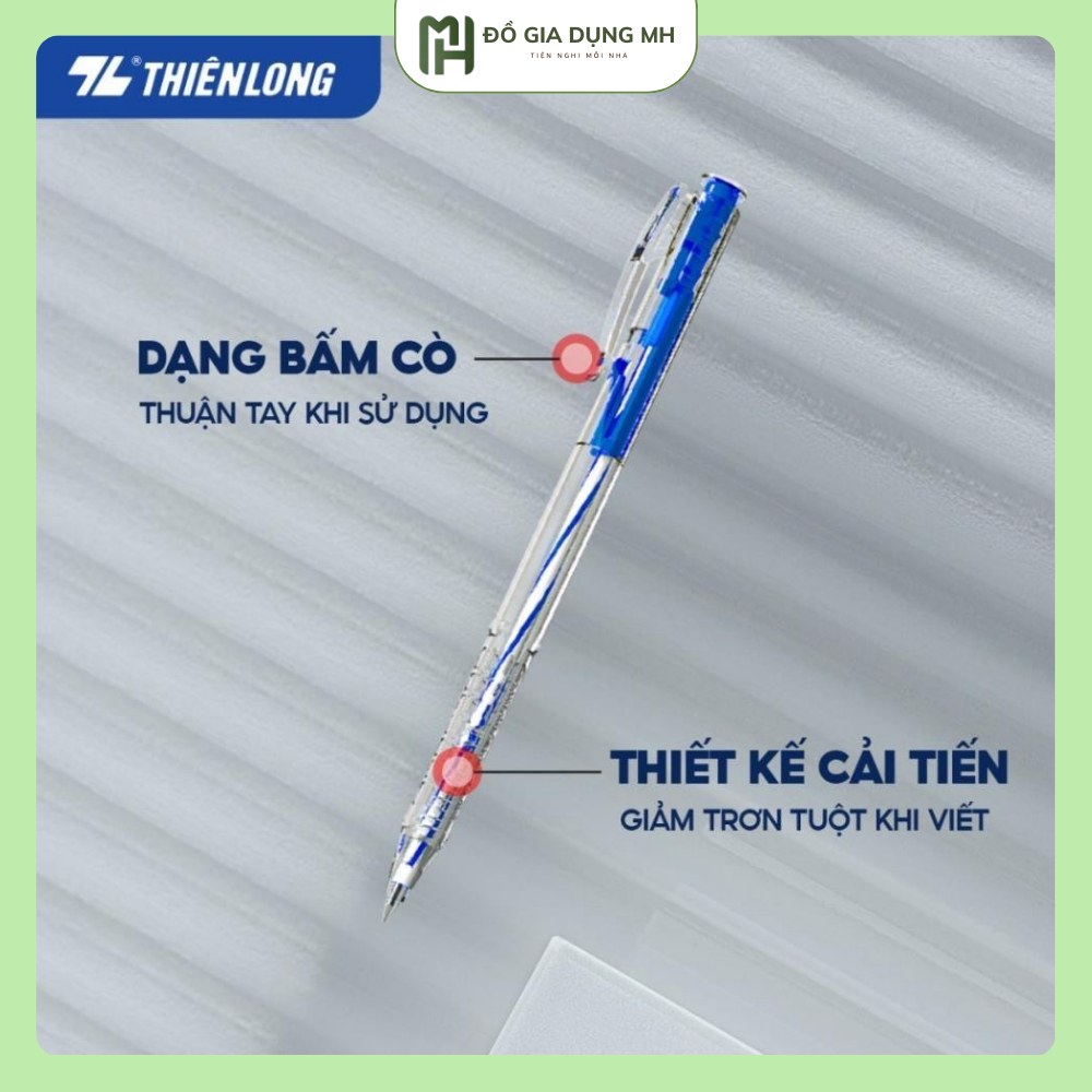 Hộp 20 cây bút bi Thiên Long TL-027 và Combo 10 Bút Bi  TL-027 (Loại Rẻ)