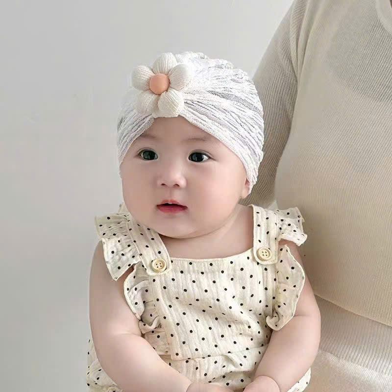 Mũ turban ren bé gái MU341 từ sơ sinh cho bé gái yêu