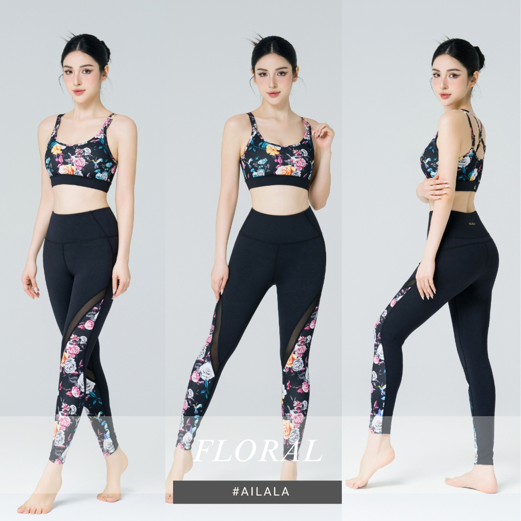 AiLALA® Chính Hãng Set Thiết Kế Bộ Đồ Tập LUX60C, chất liệu Airlift, phù hợp Yoga & Pilate