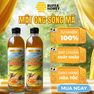 Mật Ong Hoa Rừng Sông Mã Nguyên Chất 100% Tự Nhiên Mật Chín Đặc Sánh Thơm Ngon Chai 1000ml