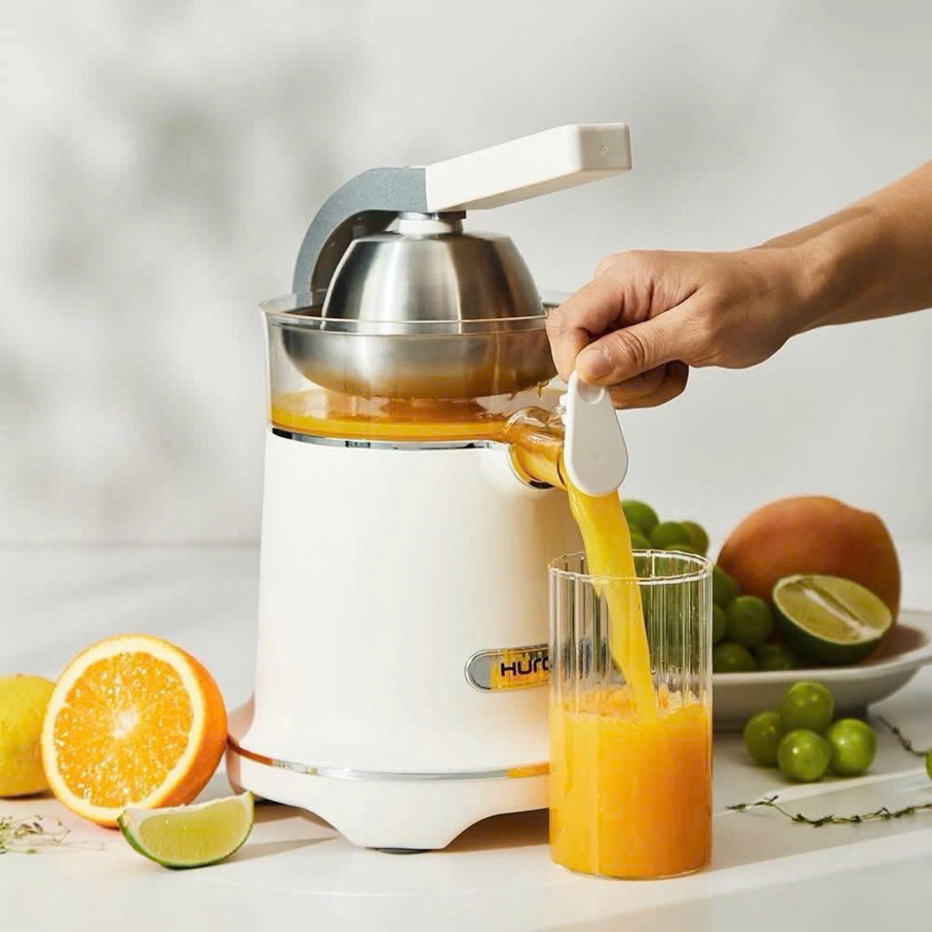Vắt cam khỏi lo đắng lại nhàn tênh ce ạ Máy ép cam tự động Hurom đến từ Hàn Quốc