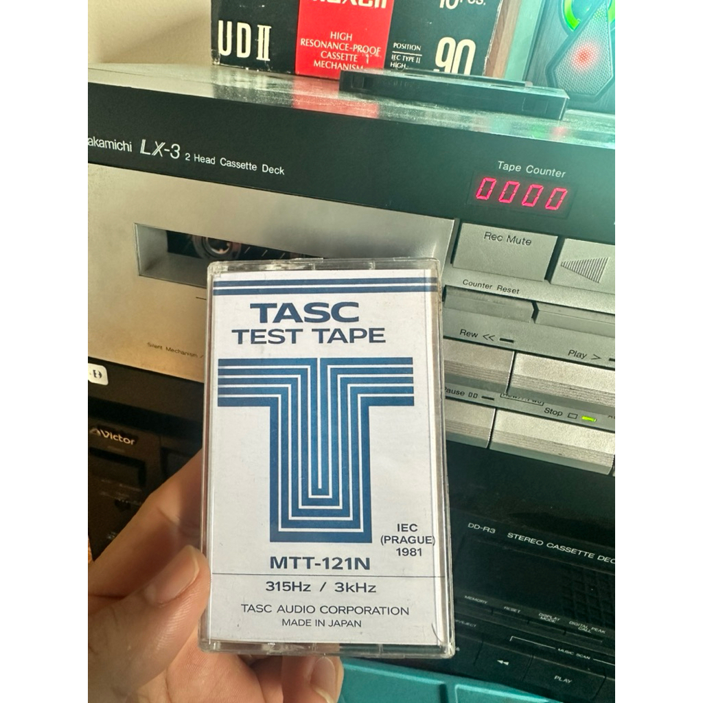 Băng cassette kiểm định  TEST TAPE - 315Hz - 3000Hz / 3Khz • Recorded