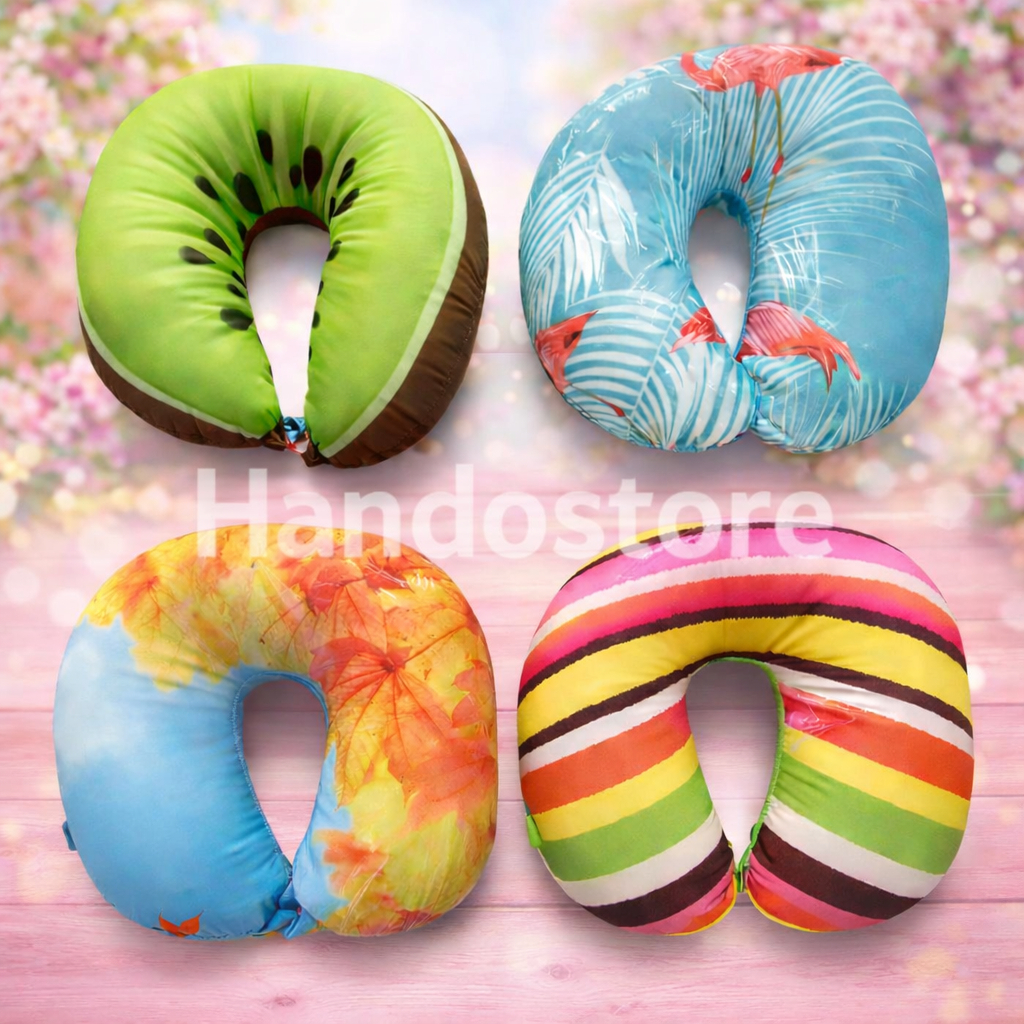 Gối đỡ cổ hạt xốp Autopro Colorful ( giao họa tiết ngẫu nhiên )