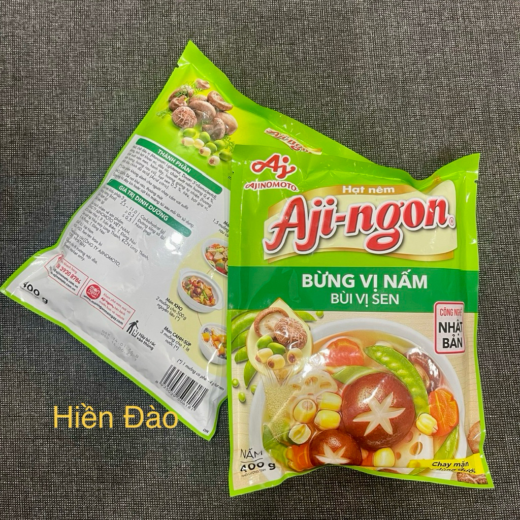 Hạt nêm ajingon nấm hạt sen 400 gr