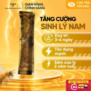 Tinh chất phục hồi sức khỏe và tăng cường sinh lý nam giới Hachimitsu - Gói dùng thử: 1 gói