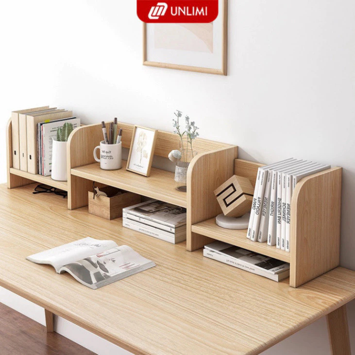 (HỎA TỐC) Kệ sách để bàn kích thước lớn thương hiệu UNLIMI - gp261