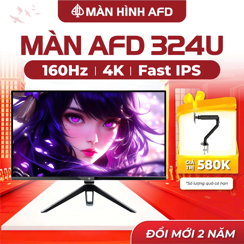 Màn hình AFD 324U 32inch 4K 160hz Fast IPS 1ms - Chuyên Game