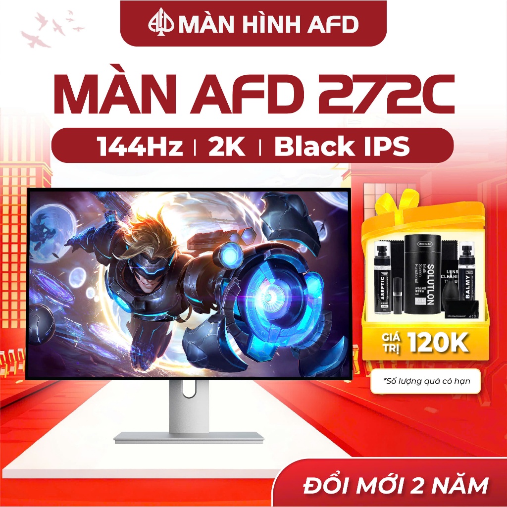Màn hình AFD 272C 27'' 2K 144hz Black IPS - Chuyên Đồ Họa