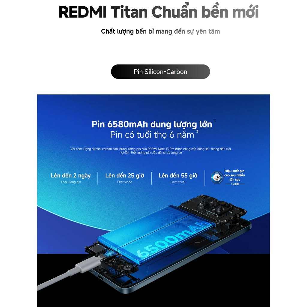 Điện Thoại Xiaomi Redmi Note 15 Pro 12GB 256GB Chính Hãng BH 18 Tháng | BigBuy360 - bigbuy360.vn