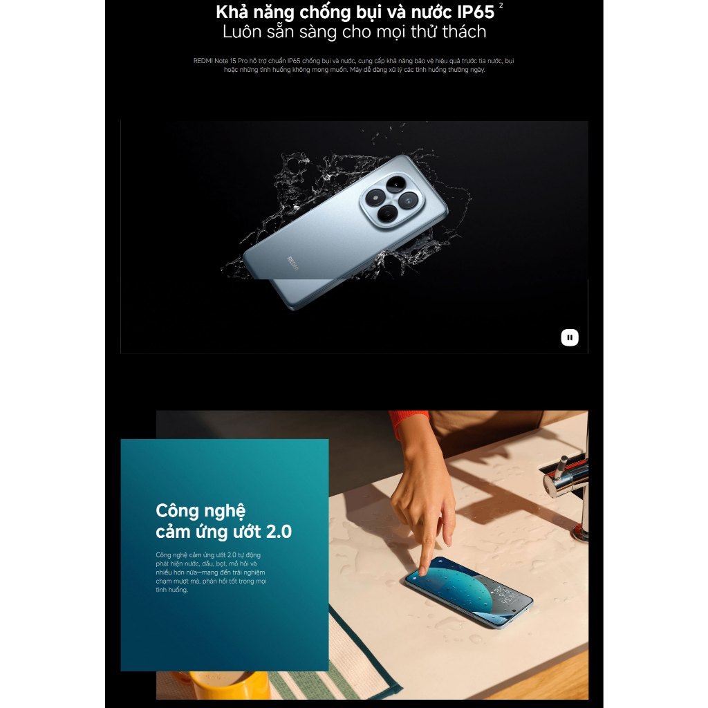 Điện Thoại Xiaomi Redmi Note 15 Pro 12GB 256GB Chính Hãng BH 18 Tháng | BigBuy360 - bigbuy360.vn