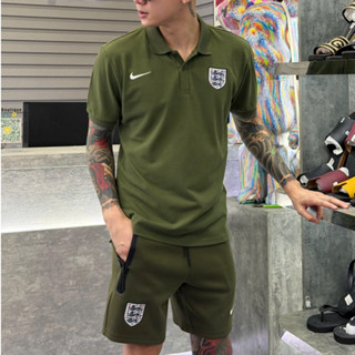 Bộ Quần Áo Polo Mùa Hè Nam Loaye Thêu Logo Đội Tuyển Anh Siêu Đẹp - Bộ Polo Nam Nữ Loaye Chất Liệu Cotton Cao Cấp