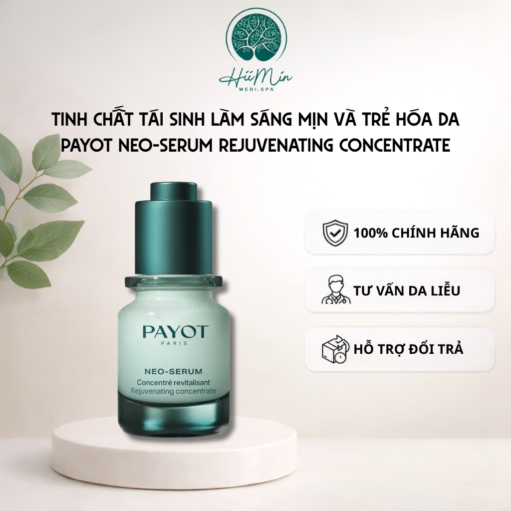 [HÀNG CÔNG TY] Tinh chất tái sinh năng lượng & làm sáng mịn da Payot Neo Serum Rejuvenating Concentr