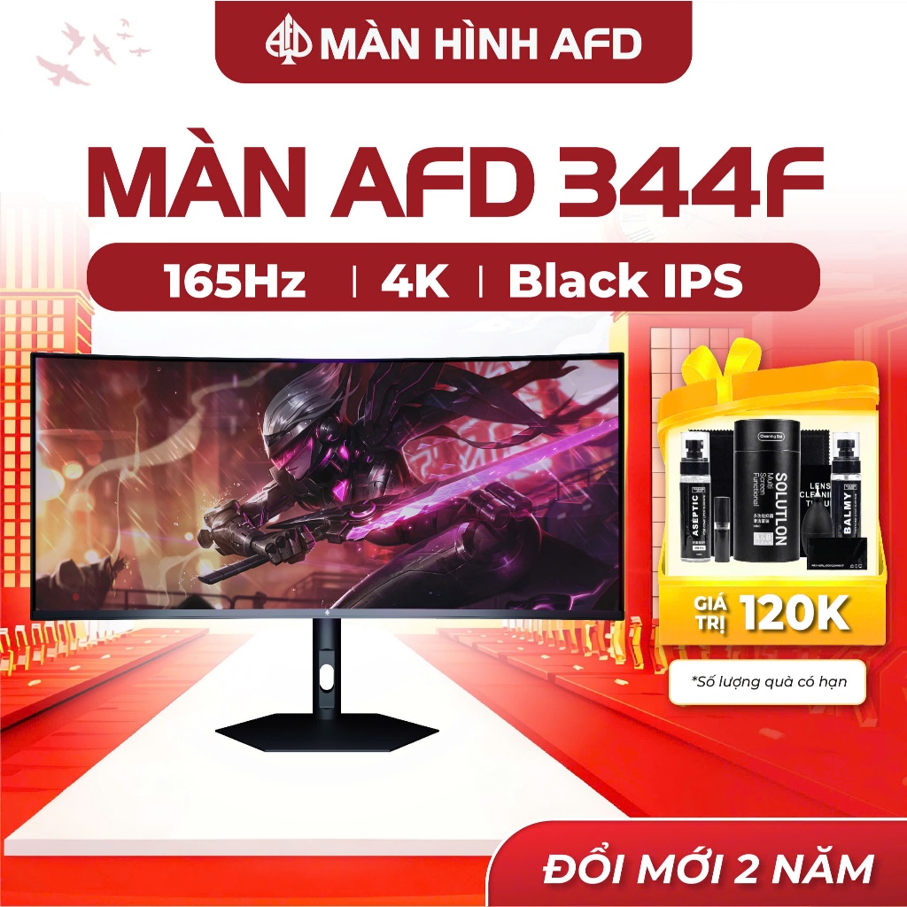 Màn hình AFD 344F Pro 34'' 4K (WQHD) IPS BLACK 165hz 1900R