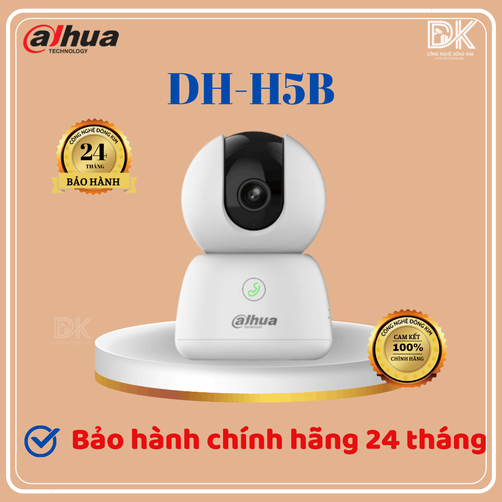 Camera IP PT Wifi 5MP DAHUA DH-H5B hồng ngoại không dây Chính hãng
