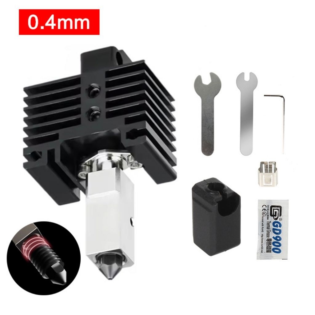 Đầu Phun Nozzle CHT/Thép Cứng Cao Cấp - Tương Thích X1/X1C/P1P/P1S ⚡