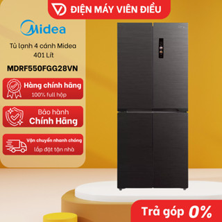 MDRF550FGG28VN - Tủ Lạnh 4 Cánh Midea 401 Lít MDRF550FGG28VN Inverter Multi Door Tiết Kiệm Điện